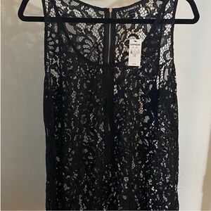 NWT Express Black Lace Top​